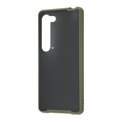 レイアウト AQUOS R5G 耐衝撃マットハイブリッド BABY SKIN カーキ RT-AQR5GBS3/G RTAQR5GBS3G 【852】