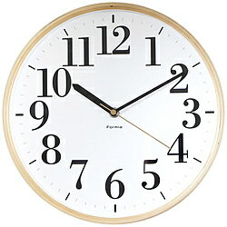 ■保土ヶ谷電子販売 フォルミア掛け時計 HIC003 です。本体サイズ(H×W×D) mm280×280×50本体重量600g枠材質プラスチック、ガラス精度平均月差±30秒以内使用電池単3乾電池 1本電池寿命約1年音量調節無鳴り止め機能無光...