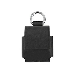 トリニティ AirPodsケース クラリーノフリップ シュリンクブラック TR-AP19-FC-TSBK TRAP19FCTSBK