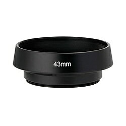 七工匠 7Artisans レンズフード ネジ込み式 43mm 7LF-M43H「7LF-M43H」は、ネジ込み式 43mmの汎用金属製丸型フードです。アルミ削り出し加工により剛性・質感に優れています。また、フードにスリットを設けレンジファインダーでの使用に最適化された設計となっています。（ご使用するレンズによってフィルターを利用するとケラレる可能性があります）■仕様・対応レンズ：7Artisans 35mm F2 , 7Artisans 35mm F1.2などフィルター径43mmのレンズ・ネジ込み式 43mmの汎用金属製丸型フード・サイズ：Φ57mm×20mm・素材：アルミ合金・質量：約10g本体サイズ（H×W×D）Φ57mm×20mm本体重量約10gフィルター径43mm七工匠 7Artisans レンズフード ネジ込み式 43mm 7LF-M43H
