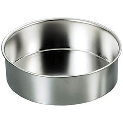 三宝産業 SA18-8総絞りチーズケーキ用デコ共底 浅型 18cm ＜WDK01018＞ WDK01018