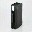 ELECOM(エレコム) 96枚収納 Blu-ray・DVD・CD対応 ファスナーケース(ブラック) CCD-SSB96BK CCDSSB96BK