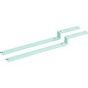 トラスコ中山 TRUSCO イーグル バーディワゴン 天板仕様用 取付金具 ホワイト EGW-TNPKN-W EGWTNPKNW(4)