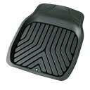 BONFORM 6279-01BK カーマット 3Dプライム 普通車用 フロント用1枚入り 立体構造で汚れキャッチ ズレ防止加工 丸洗いOK サイズ:48×65cm カラー:ブラック