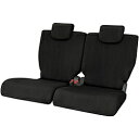 BONFORM 4040-27BK シートカバー スキニーニット 軽自動車用 丸洗いOK 撥水素材 リア用シートベルト対応 伸縮生地 軽リア用分割 カラー:ブラック ブラック 4040-27BK 404027BK