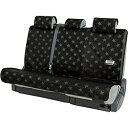 BONFORM 4046-28BK シートカバー ファインスター 軽/普通車用 リア用 シートベルト対応 取付簡単 丸洗い防水 カラー:ブラック ブラック 4046-28BK 404628BK