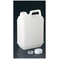 シービープラス PE 手付平角ボトル 2L (中栓・キャップ付) ＜ABTI301＞ ABTI301