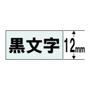 CASIO(カシオ) XR-12BX (ネームランド/抗菌テープ/12mm幅/透明テープ/黒文字) XR12BX