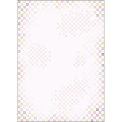 本物の和紙のような質感で、落ち着きのある美しい和柄のPOP用紙です。■エンボス加工による和紙のような風合いが大人気。■用紙にエンボス加工を施していますので、和紙調の雰囲気が楽しめます。■プリンタ（インクジェットプリンター・レーザープリンター）と手書きに対応しています。■テンプレートを利用すれば簡単にオリジナルPOPやメニュー用紙などが作れます。■サイズはA4判です。サイズA4一片サイズ縦297mm×横210mm厚さ0.18mm入数10枚印刷対応面(プリンタ用紙)片面用途POPやメニュー、行事プログラム、お手紙、案内状など仕様1［対応プリンタ］インクジェットプリンター、レーザープリンター、手書き仕様2［材質］特殊紙(120g/m2)・片面柄(印刷)・陳列に便利なヘッダ付袋入り本物の和紙のような質感で、落ち着きのある美しい和柄のPOP用紙です。