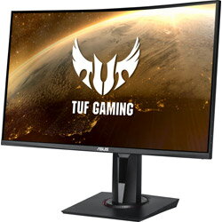 ASUS(エイスース) VG27VQ ゲーミングモニター TUF GAMING ブラック ［27型 /ワイド /曲面型 /フルHD(1920×1080)］ VG27VQ