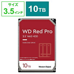 Western Digital 内蔵HDD SATA接続 WD Red Pro(NAS) WD102KFBX ［3.5インチ /10TB］ WD102KFBX