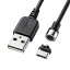 SANWA SUPPLY(掠ץ饤) USB-A  USB-C֥ [ /1.0m] Magnetæ弰 ֥å KU-MMGCA1K KUMMGCA1K