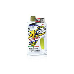 Car Shampoo - ソフト99 04282　カーシャンプー　光鏡面WAXシャンプー　ホワイト＆ホワイトパール　自動車ボディの洗浄・キズ消し用　POWERスポンジ付属　内容量：700ml 04282