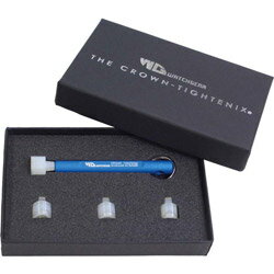 腕時計の竜頭回しが簡単に出来ます。一定の力が加わると空回りするので時計を傷めません。予備パーツ3個付き。腕時計の竜頭回しが簡単。クラウンタイトニックス。直径6.3ミリ用