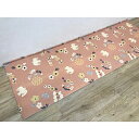 イケヒコ PVCキッチンマット フラン 60×122cm ピンク 3465659(3)
