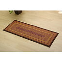 イケヒコ い草マット FランクスWI 約35×90cm(裏:ウレタン) ワイン 8817500(3)