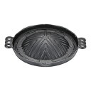 鉄製の穴なしジンギスカン鍋（製品仕様）・鍋部外径サイズ：22cm・油落としの穴：なし※油が落としの穴があるタイプが別売であります。用途にあわせてお選びください。鉄製の穴なしジンギスカン鍋
