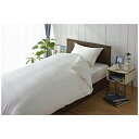 生毛工房 UM-K13-KDL WH 80サテン掛けふとんカバー ダブルロングサイズ(190×230cm/ホワイト) UM_K13_KDL_WH