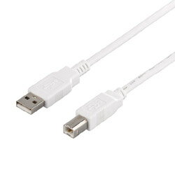 乐天商城 - BUFFALO(バッファロー） USB2.0ケーブル (A to B) 5m ホワイト BCUAB250WH BCUAB250WH
