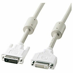 SANWA SUPPLY(サンワサプライ) DVI延長ケーブル（デュアルリンク・2m）　KC-DVI-DLEN2K KCDVIDLEN2K [EU RoHS指令準拠]