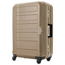 レジェンドウォーカー TSAロック搭載スーツケース(47L) 三層構造PC100％シボ加工ボディ フレームキャリー シャンパンゴールド 5088-55-CGD 【47L（3〜5泊） 4.1kg】 508855CGD
