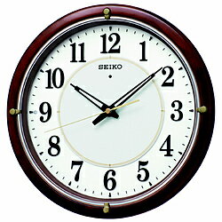SEIKO 電波自動点灯掛け時計 「ファインライトNEO」　KX240B KX240B 茶 KX240B [振込不可]