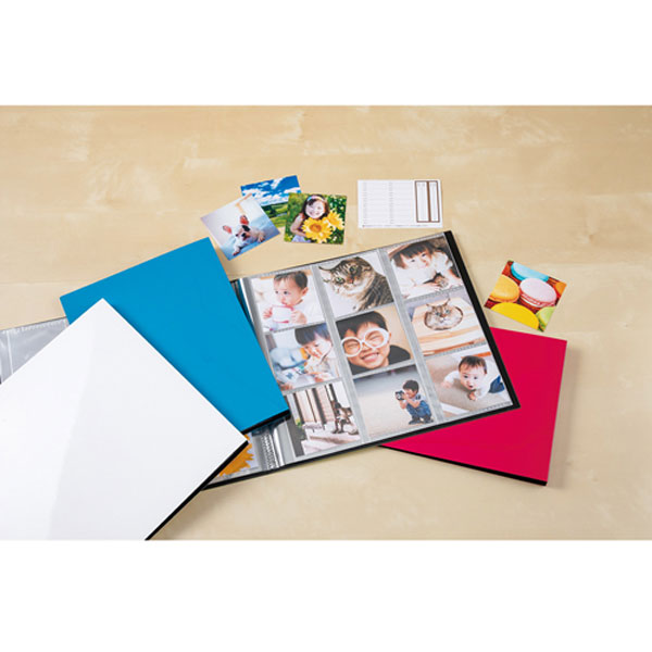 セキセイ フォトアルバム〈高透明〉ましかく160（ましかくサイズ(89×89mm)160枚収容） KP-8916-10 ブルー KP891610 【864】