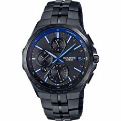 オシアナス CASIO(カシオ) ［Bluetooth搭載ソーラー電波時計］OCEANUS（オシアナス）「マンタ」 ブラック/ブラック OCW-S5000B-1AJF OCWS5000B1AJF