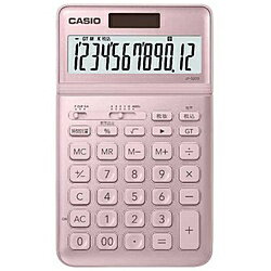 CASIO(カシオ) スタイリッシュ電卓（12桁）　JF-S200-PK-N　ライトピンク JFS200PKN