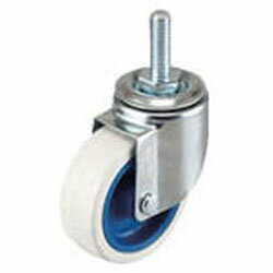 ワコーパレット ALT-75NR-W ワコー エアーキャスターねじ込みタイプ(自在車)75mm ナイロンホイールゴムホ ALT75NRW