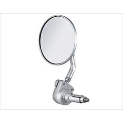 TANAX ANC-102　バイクミラー　ナポレオン（NAPOLEON）バイクバーエンドミラー　　バレンネオミラーC（左右共通）カラー：シルバー　丸型／1本入り ANC102