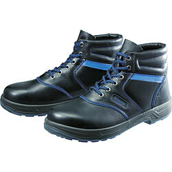 Safety Shoes - シモン SL22BL-26.5 シモン 安全靴 編上靴 SL22-BL黒/ブルー 26.5cm SL22BL26.5