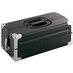 TONE ツールケース(メタル) V形2段式 マットブラック BX322SBK BX322SBK
