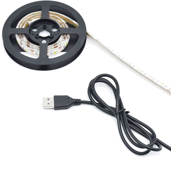 タイムリー 切って貼る USBテープLED 電球色 1m BIGLED-TP100WA BIGLEDTP100WA - Image 2