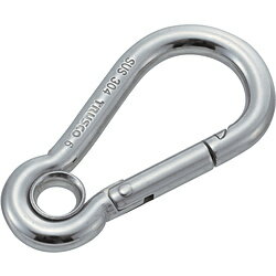 トラスコ中山 ステンレススナップフック A型 線径Φ6X開口8mm TSF6A TSF6A