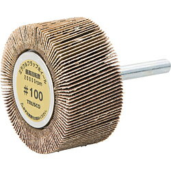 トラスコ中山 ミラクルフラップホイール 外径50X厚25X軸6 5個入 100♯ MR5025 MR5025