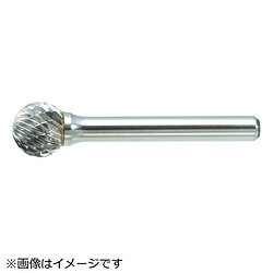 トラスコ中山 超硬バー 球型 Φ16X刃長14X軸6 シングルカット TB8C160S TB8C160S