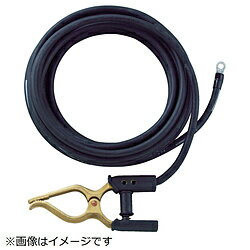 トラスコ中山 TRUSCO キャブタイヤケーブル アースクリップ丸端子付 5M TCT-3805KE TCT3805KE
