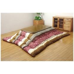 イケヒコ こたつ布団 こよみ ローズ 5965139 ［対応天板サイズ：約75×105cm /長方形］ 5965139