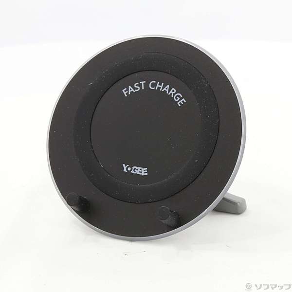 【中古】アイキューラボ YOGEE Qi対応 Wireless Fast Charger Stand YG-FC-S-BK【291-ud】