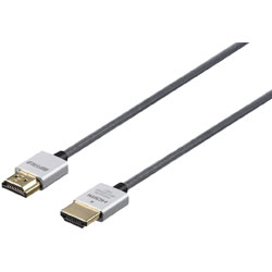 ■高画質4K/Ultra HDに完全対応。Premium HDMI Cable認証取得済 最新フォーマットUltra HDに対応したプレミアムHDMIケーブルです。プレミアムHDMIの必須仕様でもあるEMI対策（ノイズ対策）により映像・音声の信号を確実に伝送します。また、AWG30仕様（※1）の芯線を採用することで安定して高画質を実現します。※1 BSHDPN50BKはAWG28仕様です。テレビ、接続機器共に4K 60p/4K HDR、18Gbps伝送の対応が必要になります。■18Gbps高速伝送対応 既存の4K映像信号で規定されていた伝送速度10.2Gbpsの帯域から、HDR等のハイスペック映像を伝送できる18Gbpsの帯域に拡大された規格に対応しています。 ■4K 60p 36/24bit対応HDMI Ver.2.0で規定された4K/60pのYCbCr 36bit/4:2:2、24bit/4:4:4映像の伝送に対応し、4K 60pのフルスペック映像が楽しめます。 ■高画質技術 HDR（ハイダイナミックレンジ）対応HDR（ハイダイナミックレンジ）とは映像に記録できる明るさ情報（輝度）のレンジを拡大する技術。くっきりとした明暗差でよりリアルな映像を実現します。 ■色域規格 BT.2020対応 従来のHD規格の色深度BT.709では、ポインターカラー（実在する表面色の深度）データベースのカバー率は74.4%でしたが、BT.2020では99.9%となり、より豊かな色表現が可能になります。 ■映像・音質の劣化を抑え、 安定した高画質を実現する外部ノイズ軽減構造高いシールド特性で映像信号への影響を抑えるため、安心して高画質映像をお楽しみ頂けます。 ■取り回ししやすいスリムケーブル 取り回ししやすい直径4.4mmのスリムケーブルを採用。機器の接続をすっきり配線できます。※BSHDPS20はケーブル径4.8mmケーブル長2m形状HDMI⇔HDMIタイプスリムタイプ伝送速度18Gbps4K/8K対応4K対応3D対応3D対応HDR対応HDR対応イーサネット対応イーサネット対応高画質4K/Ultra HDに完全対応。Premium HDMI Cable認証取得済
