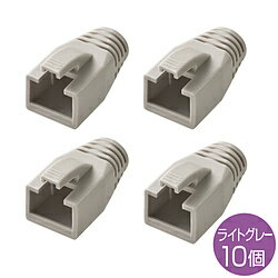 SANWA SUPPLY(サンワサプライ) ADT-MC8 モジュラーカバー(先付けタイプ・ライトグレー ・10個 ) ADTMC8通販セール