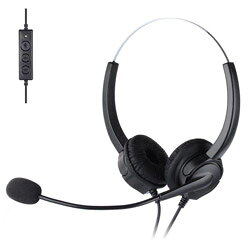 コンピューケースジャパン ヘッドセット ブラック JHS-VH53D3-BK ［φ3.5mmミニプラグ /両耳 /ヘッドバンドタイプ］ JHSVH53D3BK [振込不可]