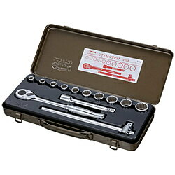 ロブテックス エビ　ソケットレンチセット　差込角12．7mm　12角 1210A