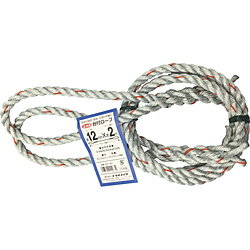 ユタカメイク ユタカメイク　台付ロープ　12mm×2m DR122