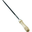 トラスコ中山 TRUSCO 鉄工用ヤスリ 木柄付 丸 中目 刃長150 TMA150-02-S TMA15002S