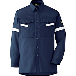 ミドリ安全 ミドリ安全 ベルデクセル帯電防止 反射材仕様 長袖シャツ VES2557上 S VES2557UES