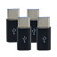 GROOVY USBѴץx4 [USB-C ᥹ micro USB / /ž /USB2.0] ֥å CAD-P4B CADP4B