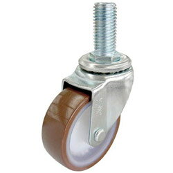 ユーエイキャスター ねじ込みキャスター　自在車50径ウレタン車輪　ST50URW3440 ST50URW3440