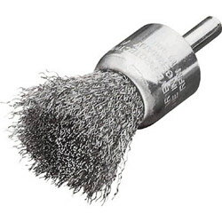 LESSMANN 456161 LESSMANN 軸付エンド型ブラシ 鋼線0.3 Φ30 456161